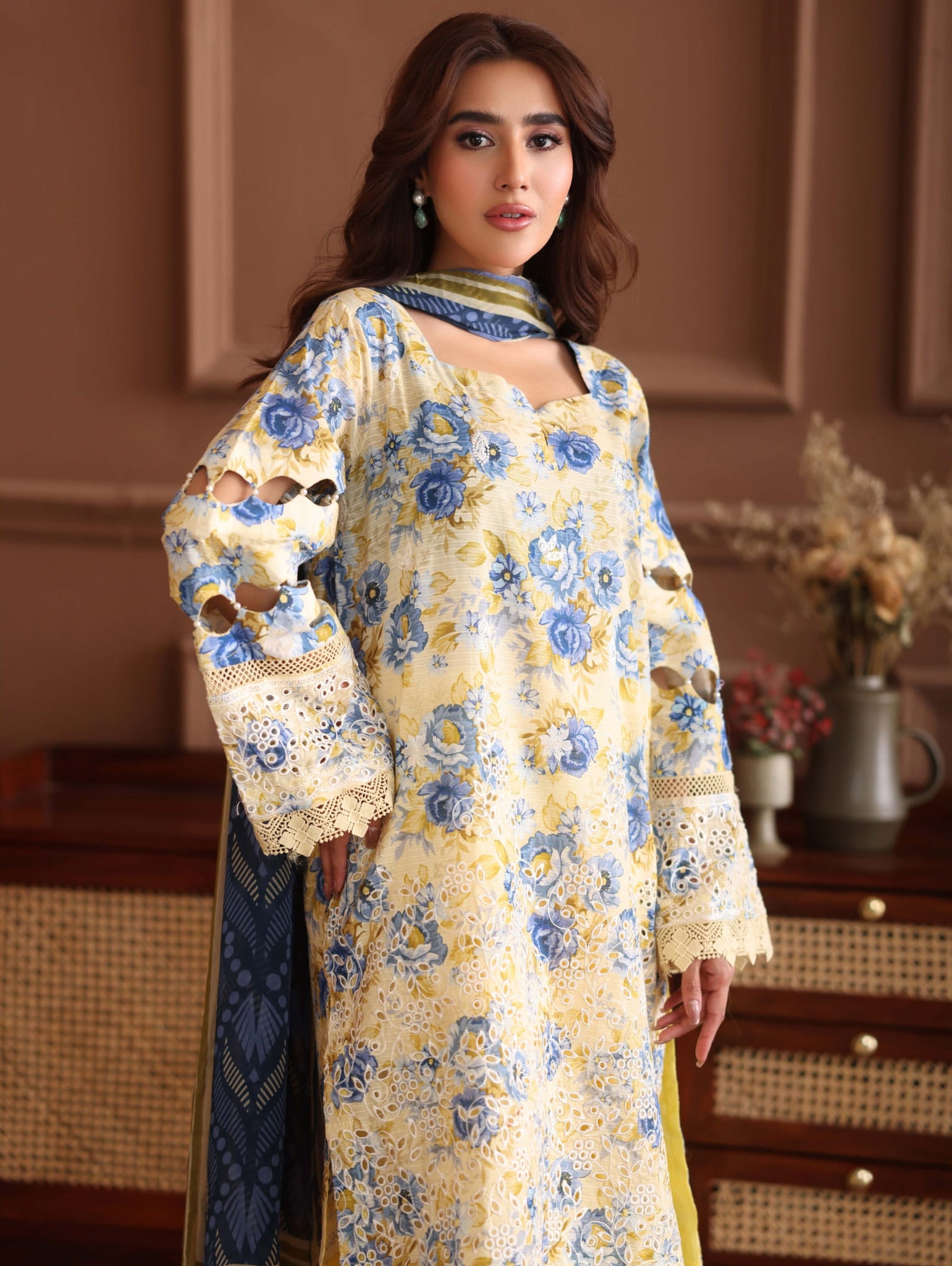 Keyaan by Johra | Unstitched Embroidered Chikankari Lawn Collection - 2026 JH-1029