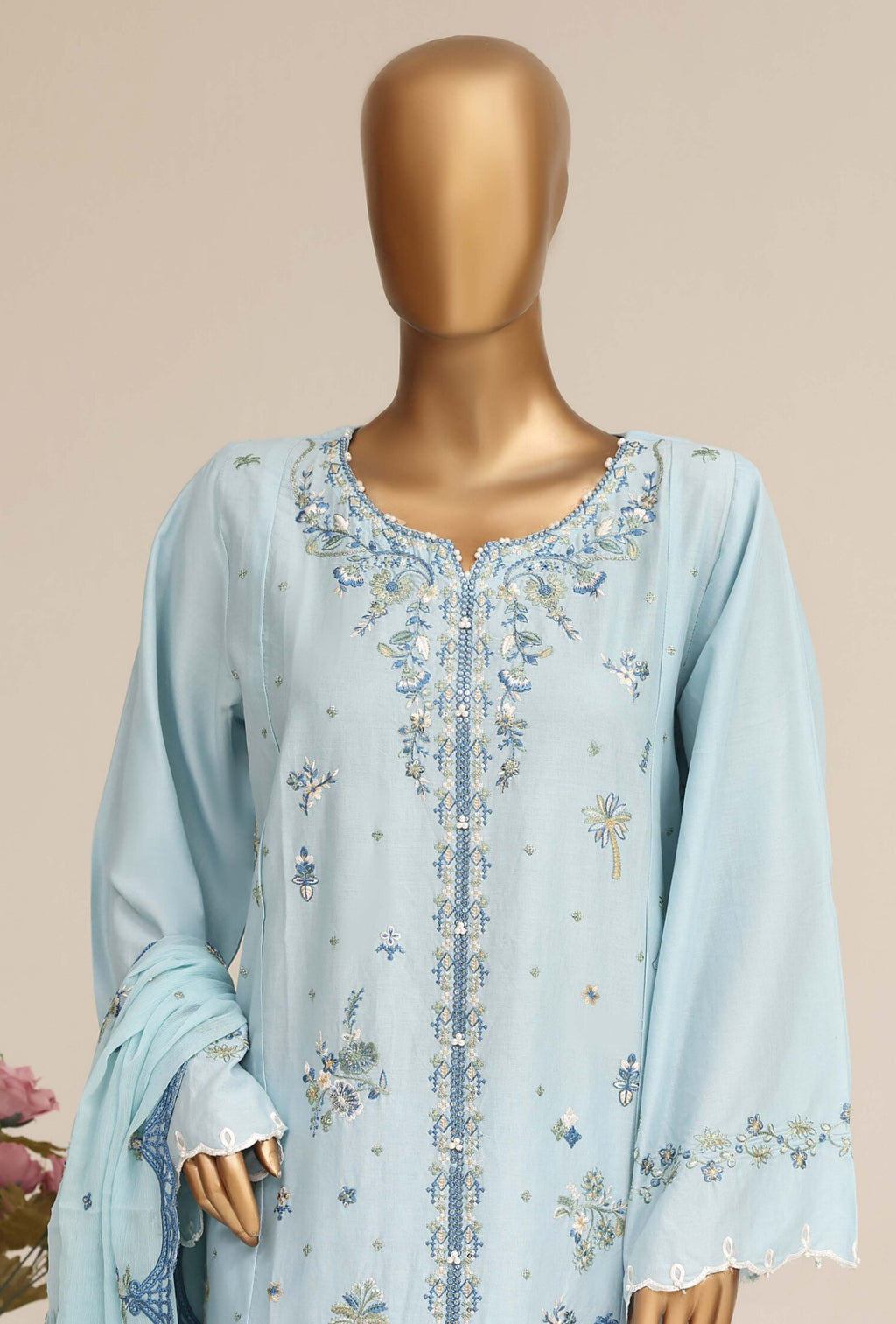 Sadabahar Stitched Luxury Embroidered Festive Vol-07 Collection - 2026 (D-04)