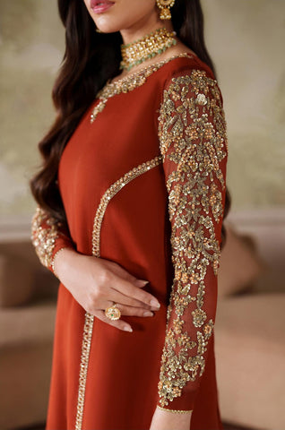 Zarif Saheera Unstitched Hand Embellished Edit - 2025 ZRF-03 Farheen