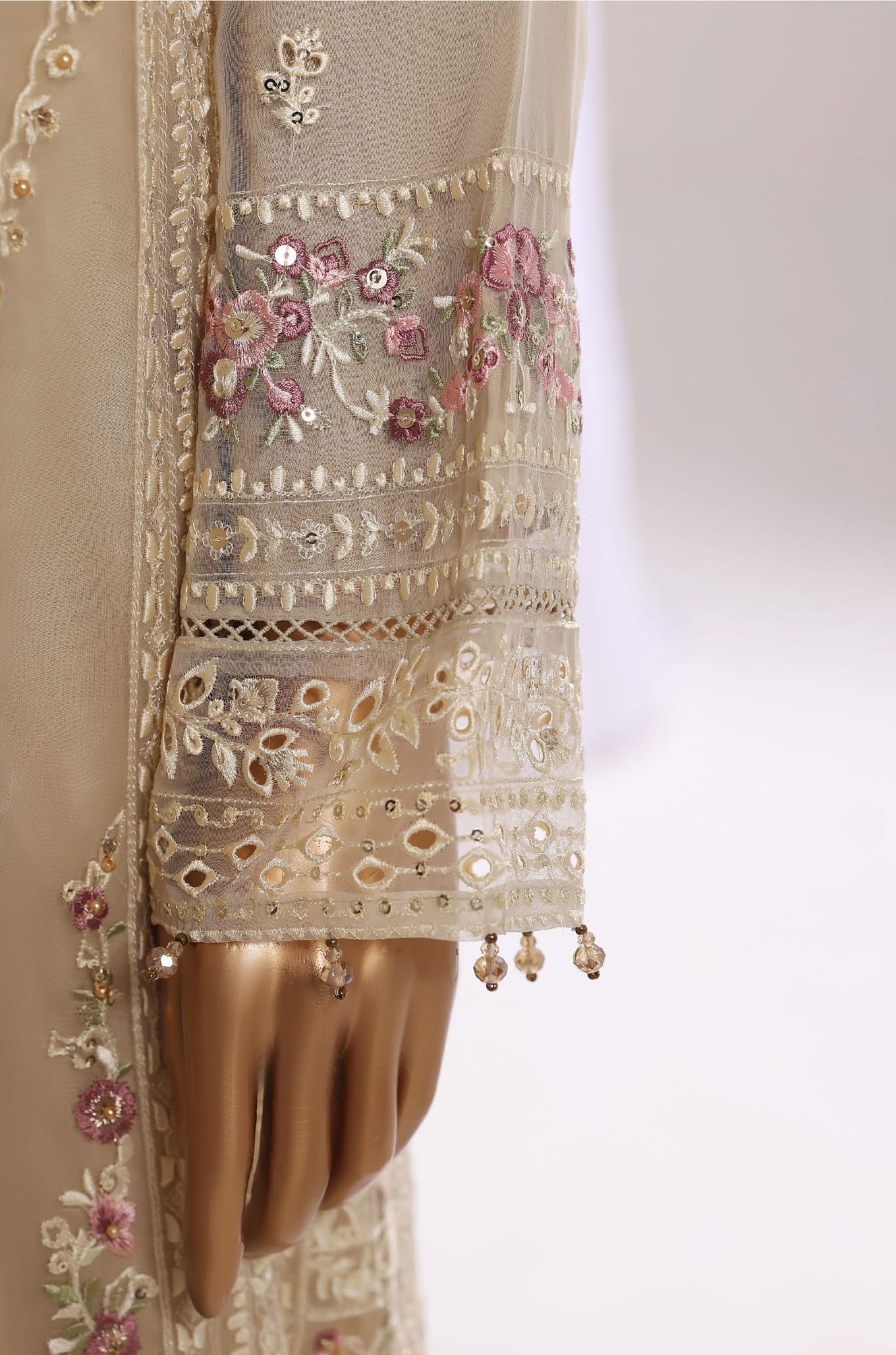 Mahpara by Sadabahar | Stitched Festive Embroidered Organza Vol-01 Collection - 2025 (SKIN)