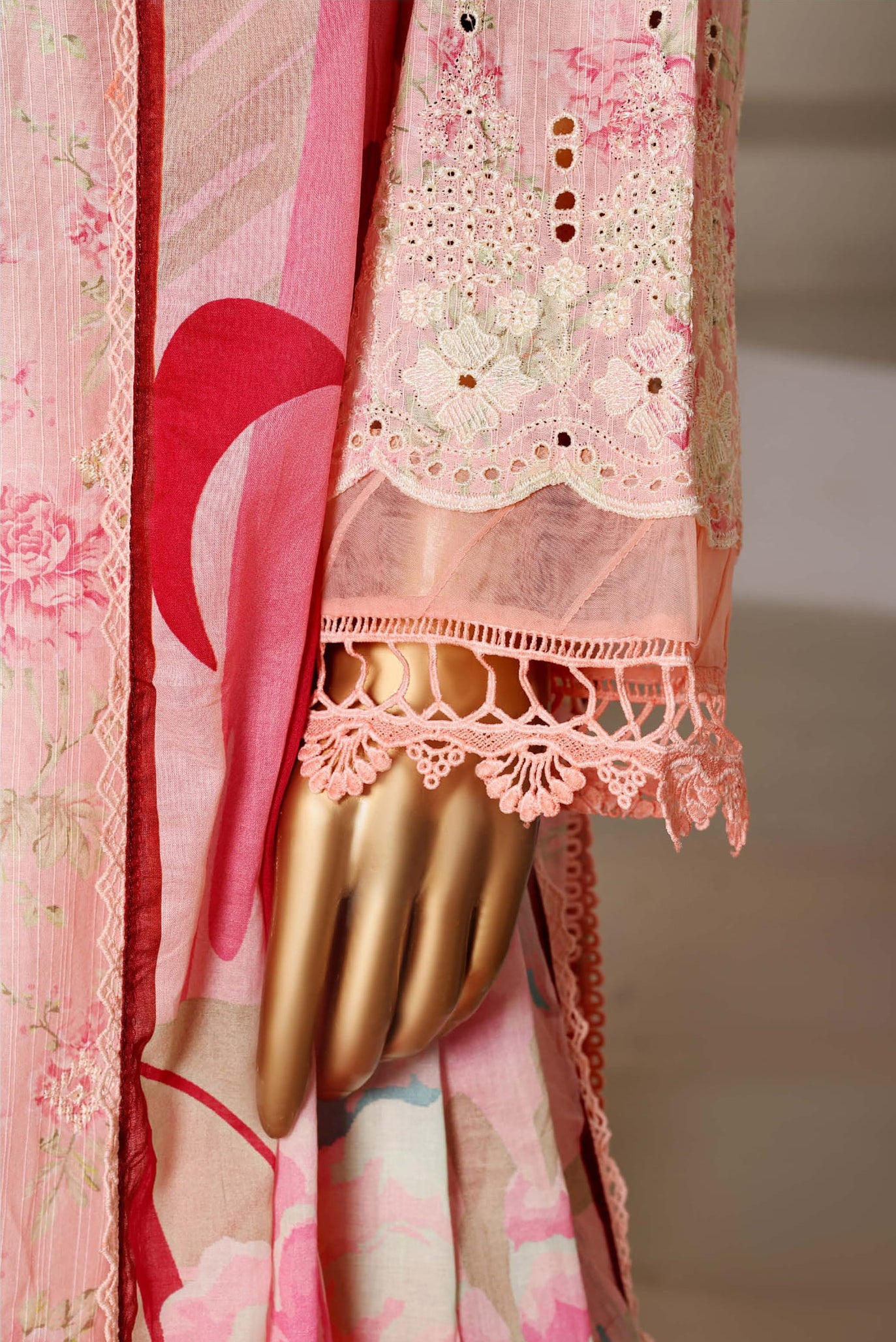 Sadabahar Stitched Laser Fusion Chikankari Vol-I Collection - 2026 SB26LF-04