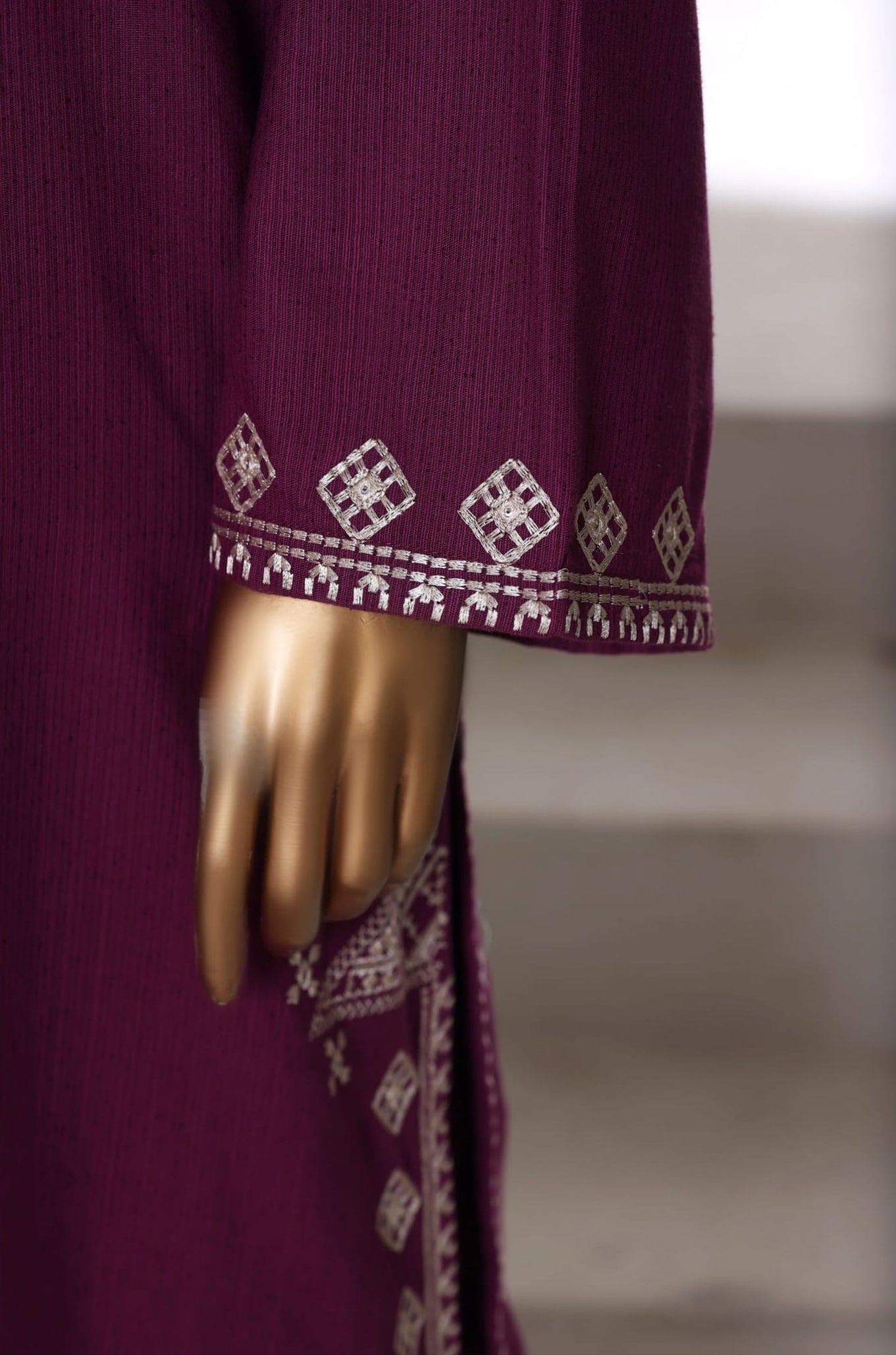 Sadabahar Vybe Stitched 2PC Co-Ords Winter Collection - 2025 (PURPLE)