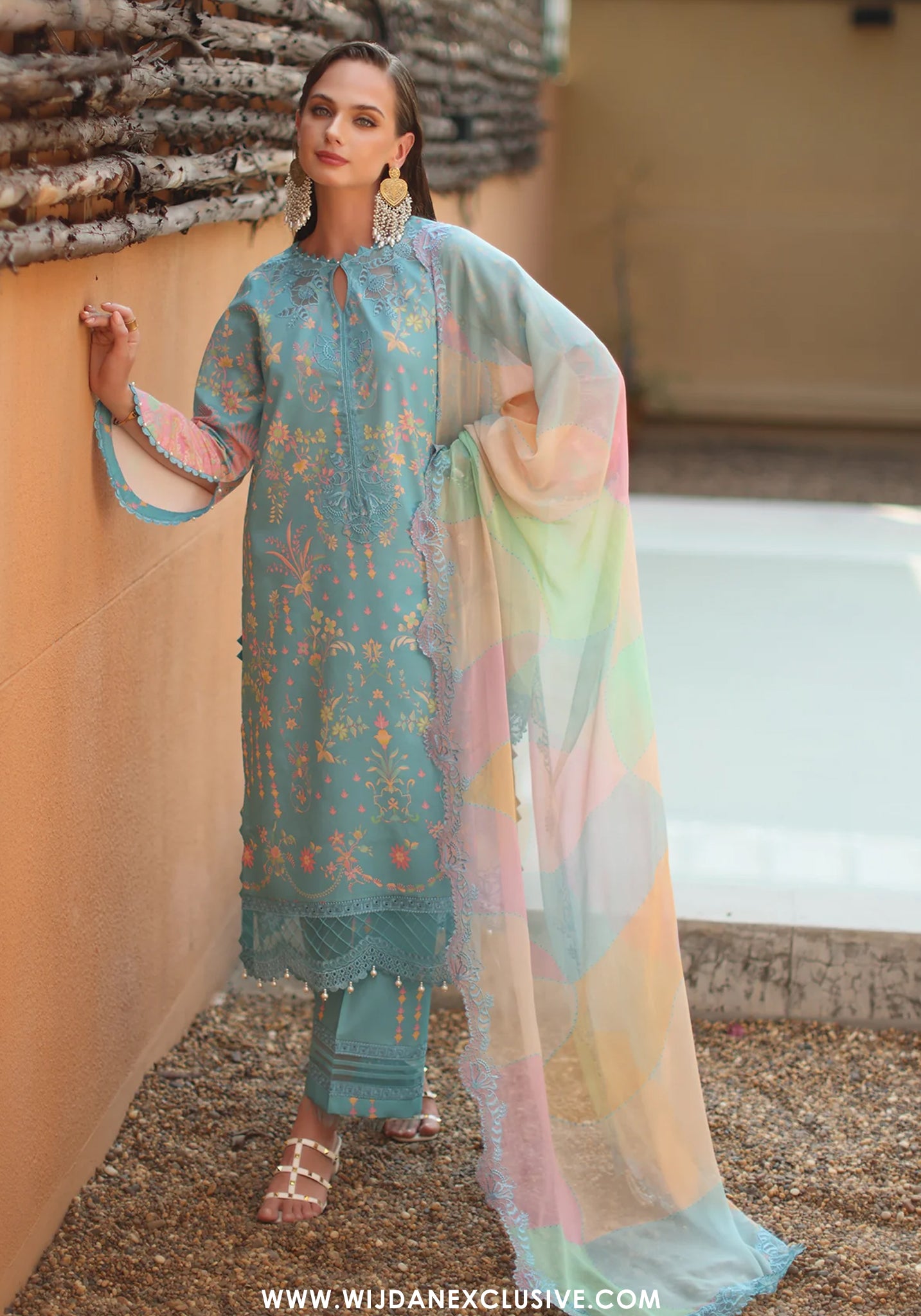 Combination by Charizma | Unstitched Embroidered Lawn Collection Vol - I (CC6-03)