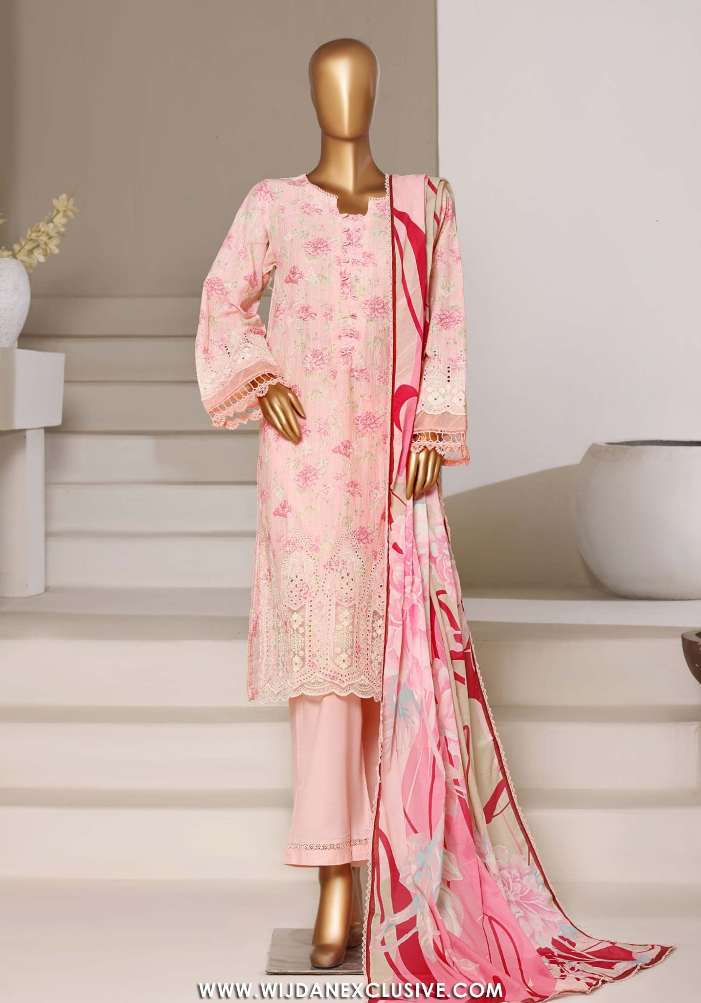 Sadabahar Stitched Laser Fusion Chikankari Vol-I Collection - 2026 SB26LF-04
