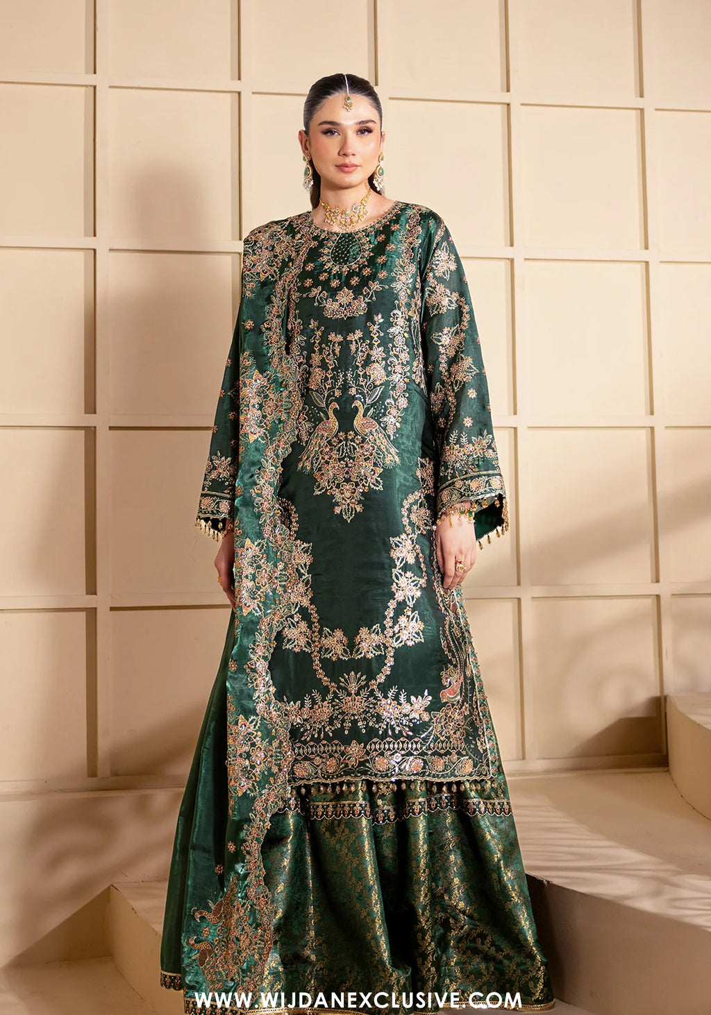 Aaina by Alizeh | Unstitched Silk Embroidered Wedding Collection - 2026 (GOTA)