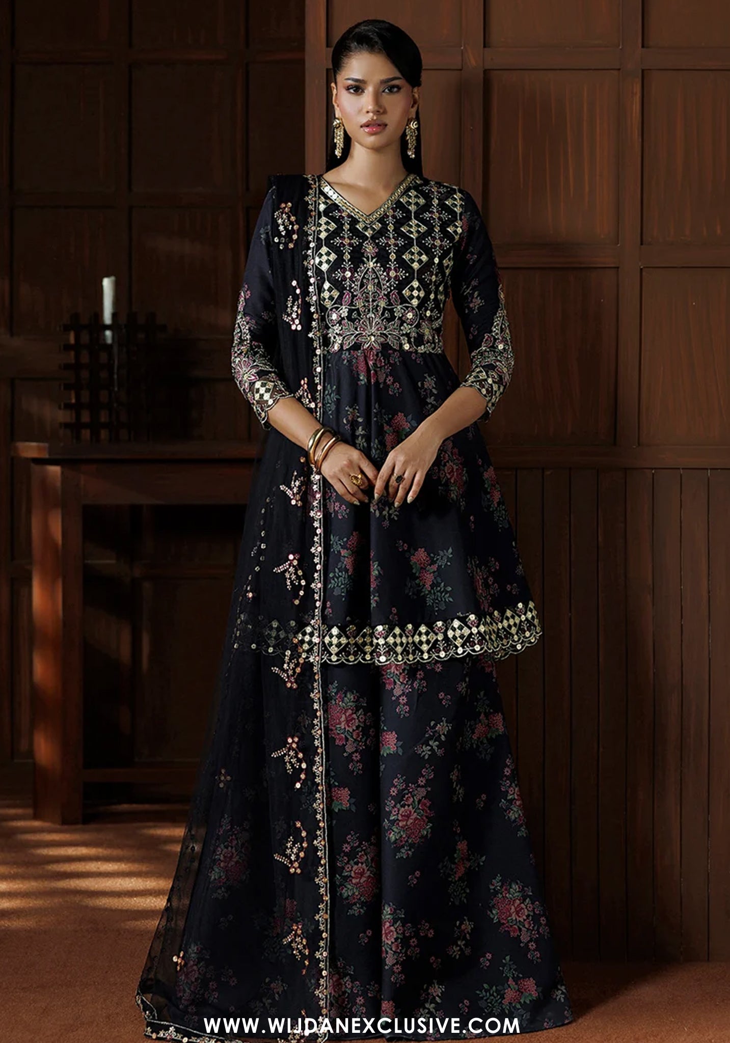 Riwayat by Esra | Stitched 3pc Embroidered Silk Collection - 2026 (SL-18)