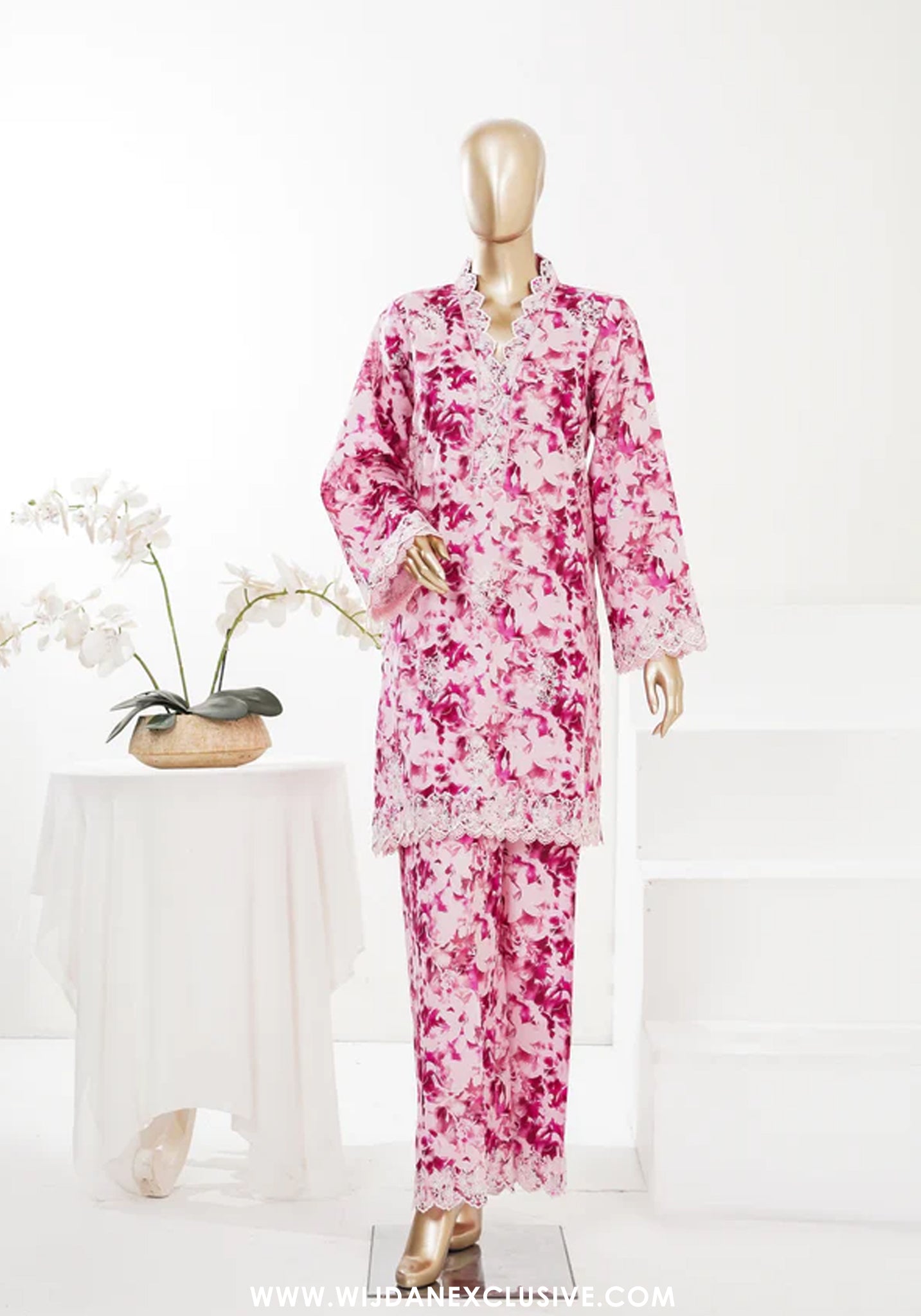 Summer Essentials by Amna Khadija | Stitched Embroidered 2PC Co-Ords Collection - 2026 (D-04)