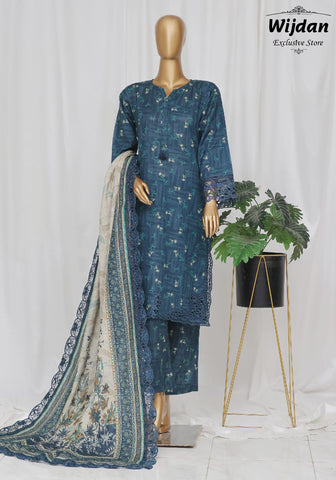 Sadabahar Khaddar 3pc Stitched Collection'24 D-04