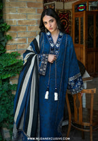 Broadway by Mushq | Unstitched Embroidered Viscose Collection'26 (SAPPHIRE SULTANA)