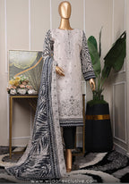 HZ Premium Printed & Embroidered Lawn Collection Vol-06 D-04