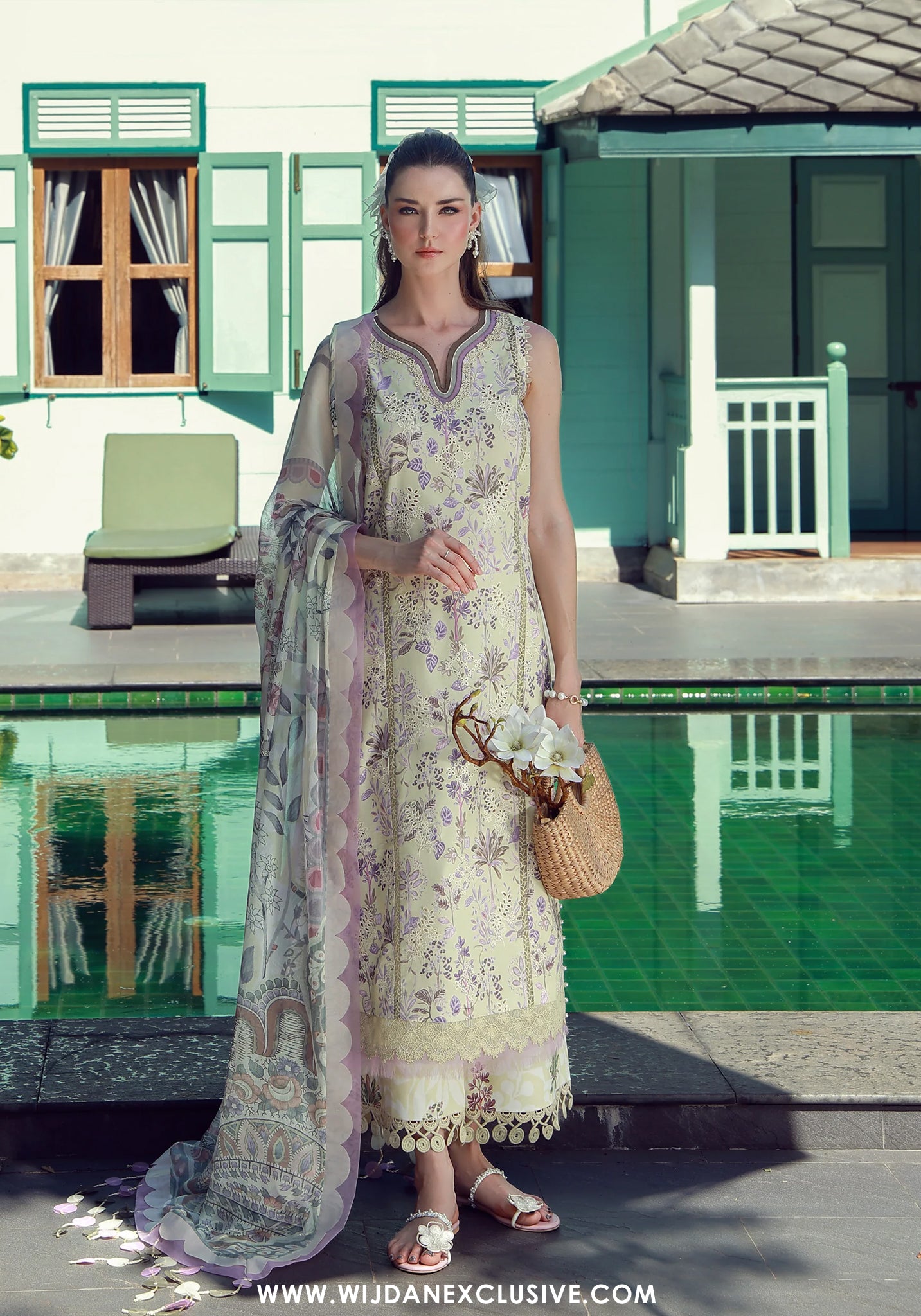 Lumea by Jade | Unstitched Embroidered Cambric Collection - 2026 (NOIRA)