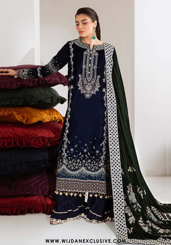 Maya by Nurèh | Unstitched Embroidered & Embellished Velvet Collection - 2025 NW-109