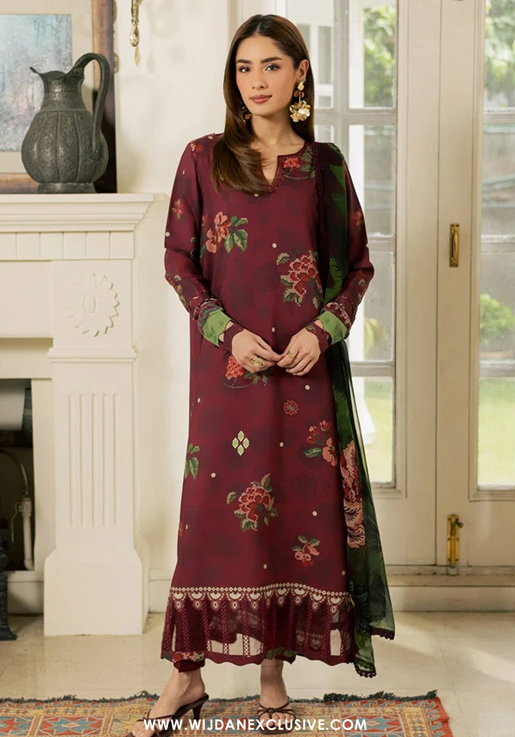 Signature by Nureh | Unstitched Printed Slub Viscose Collection - 2026 (SP-212)