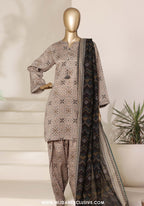 Sadabahar Stitched Printed With Shalwar Collection - 2026 (D-04)