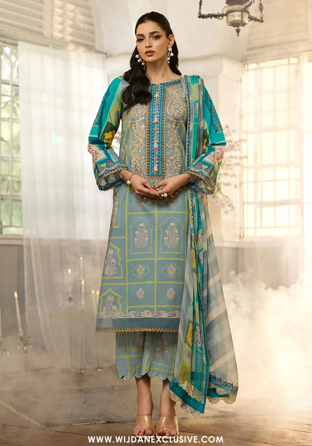 Sunshine by Charizma | Unstitched Embroidered Lawn Vol-02 Collection - 2026 (CSN6-13)