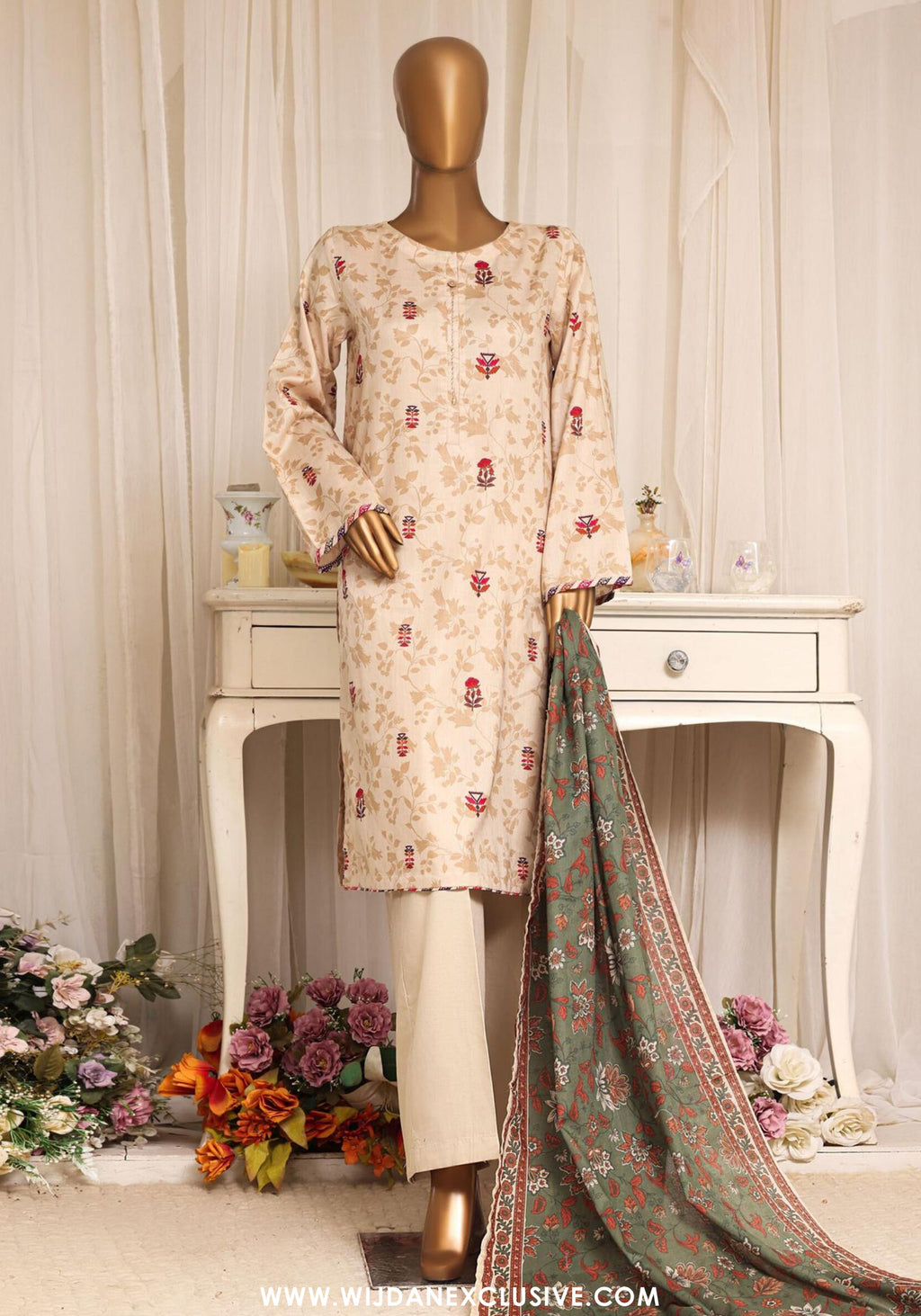 Daily Wear by HZ Textile | Stitched Printed Lawn Collection - 2026 (D-04)