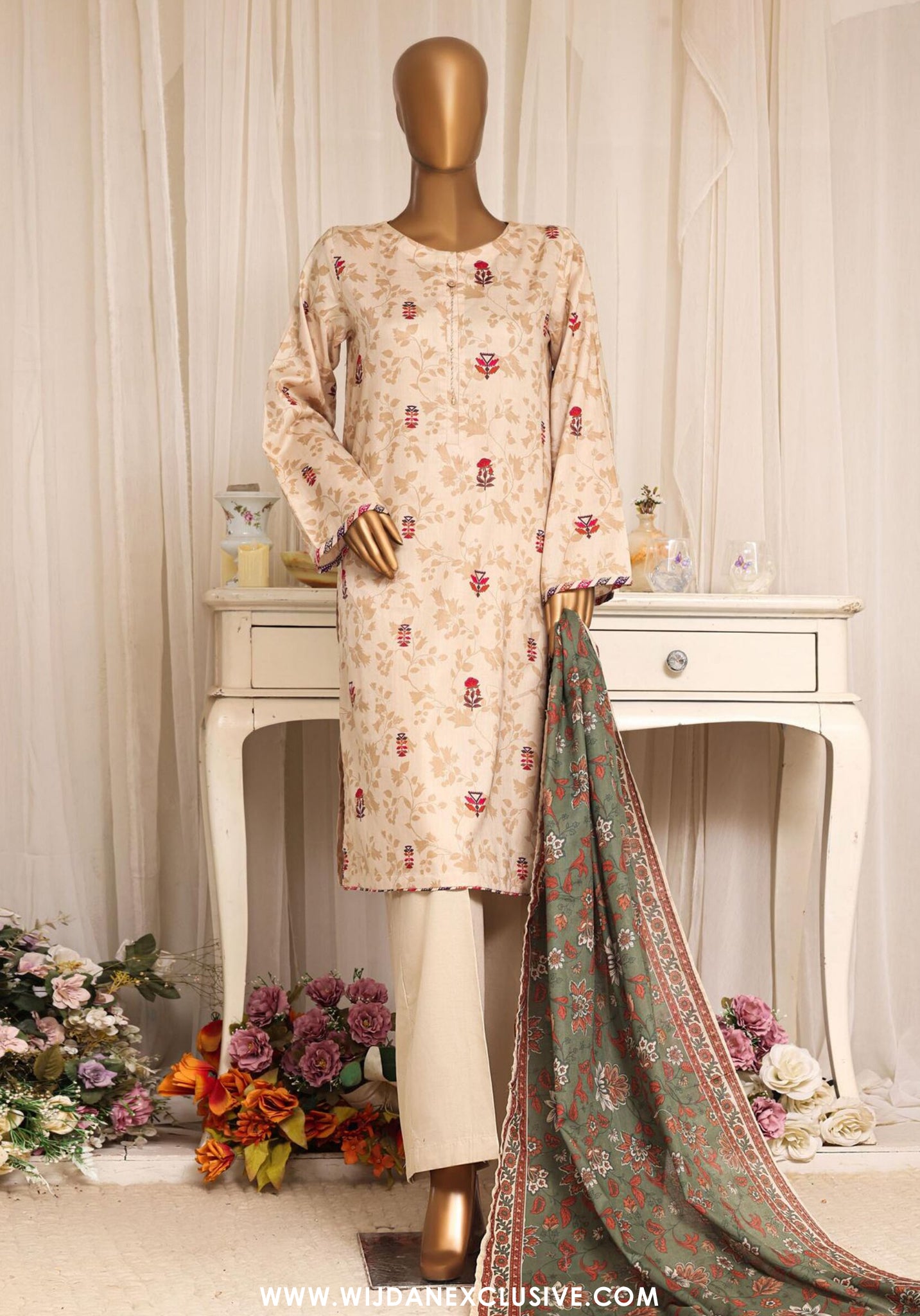 Daily Wear by HZ Textile | Stitched Printed Lawn Collection - 2026 (D-04)