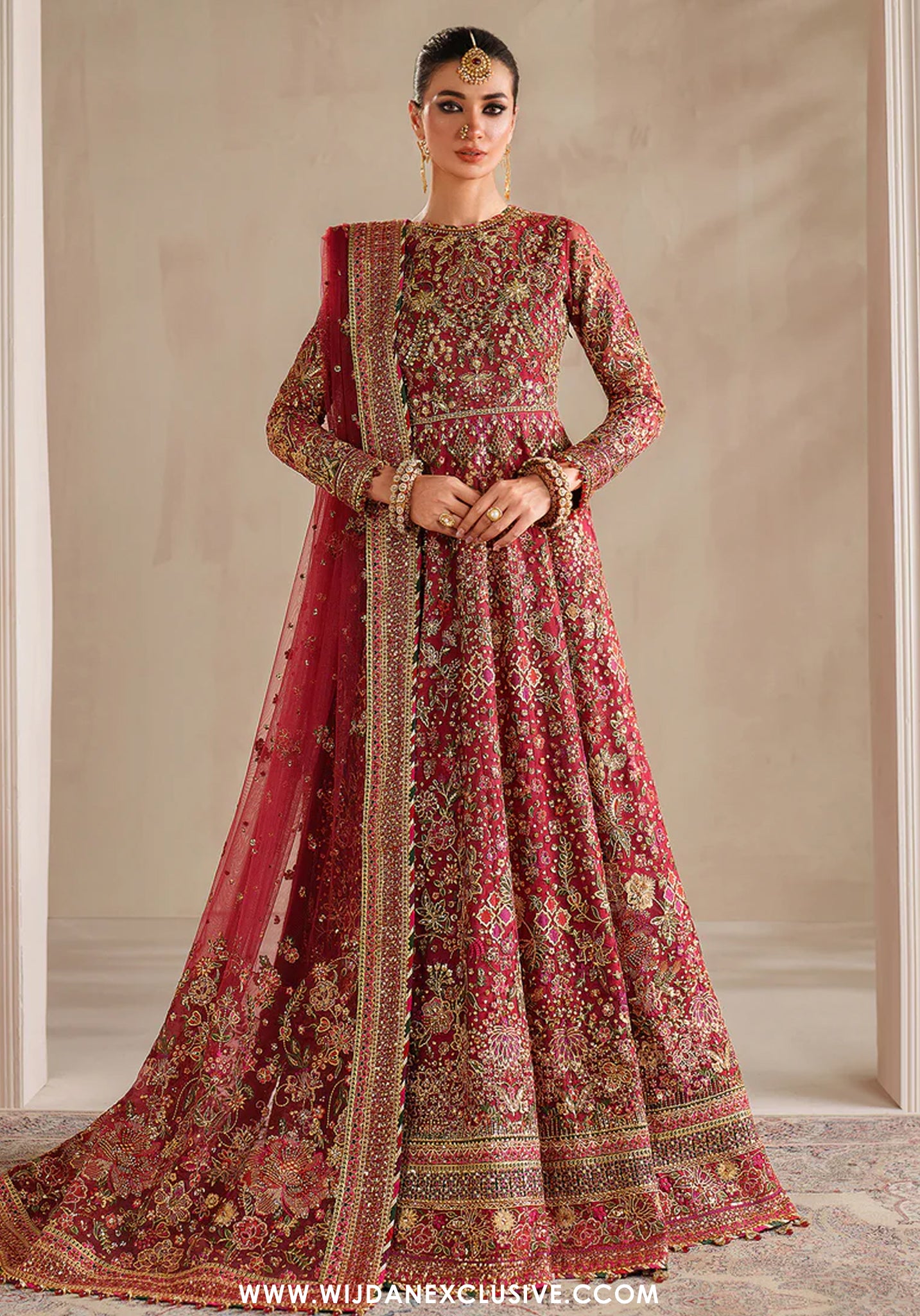 Baroque Unstitched Embroidered Chiffon Silk Collection UF-4370