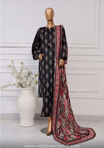 Sadabahar Printed Lawn Collection'25 Vol-04 D-04