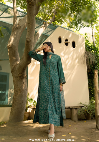 Rua by Casual Lite | Stitched Pre Fall Linen Drop-II Collection - 2025 (EMERALD VERSE)