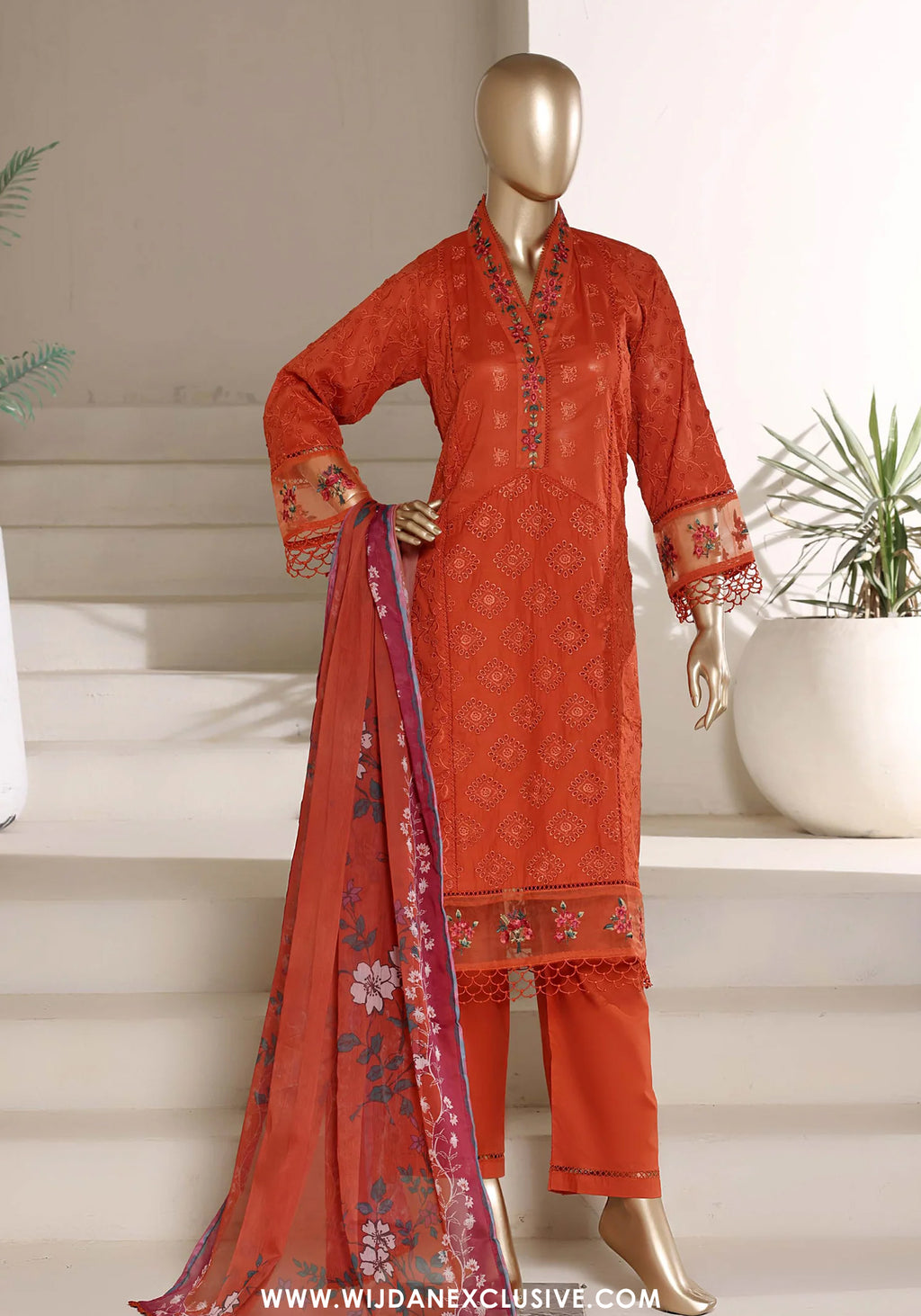 Sadabahar Stitched 3PC Chikankari Edit Luxury Vol-I Collection - 2026 (D-04)