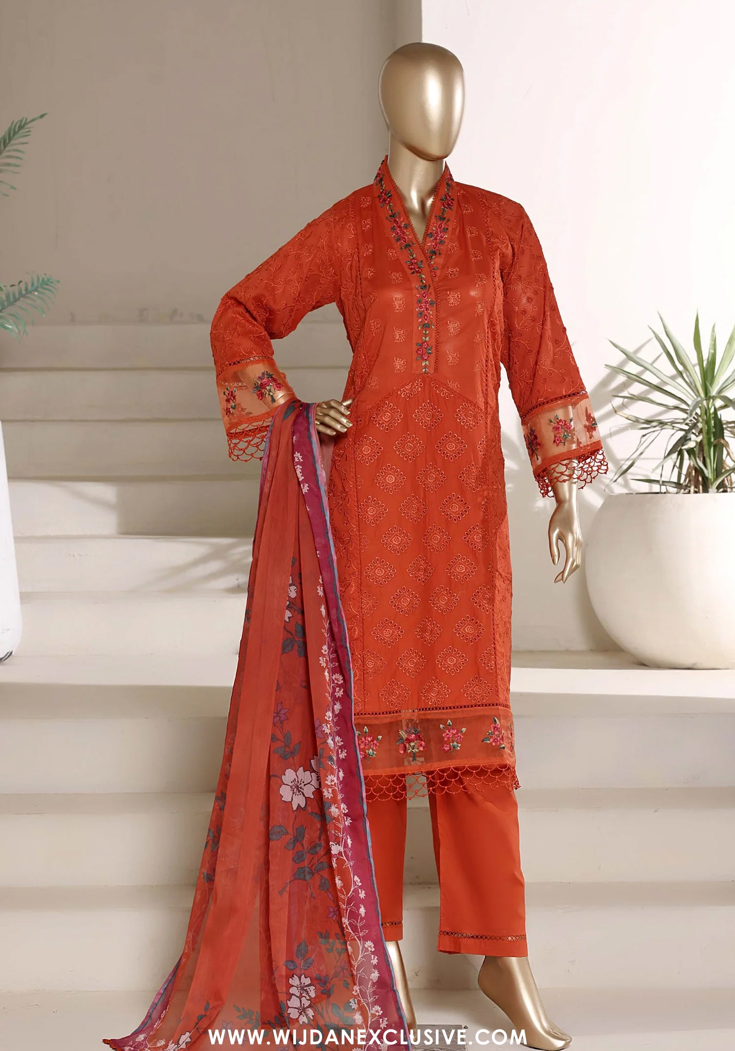 Sadabahar Stitched 3PC Chikankari Edit Luxury Vol-I Collection - 2026 (D-04)