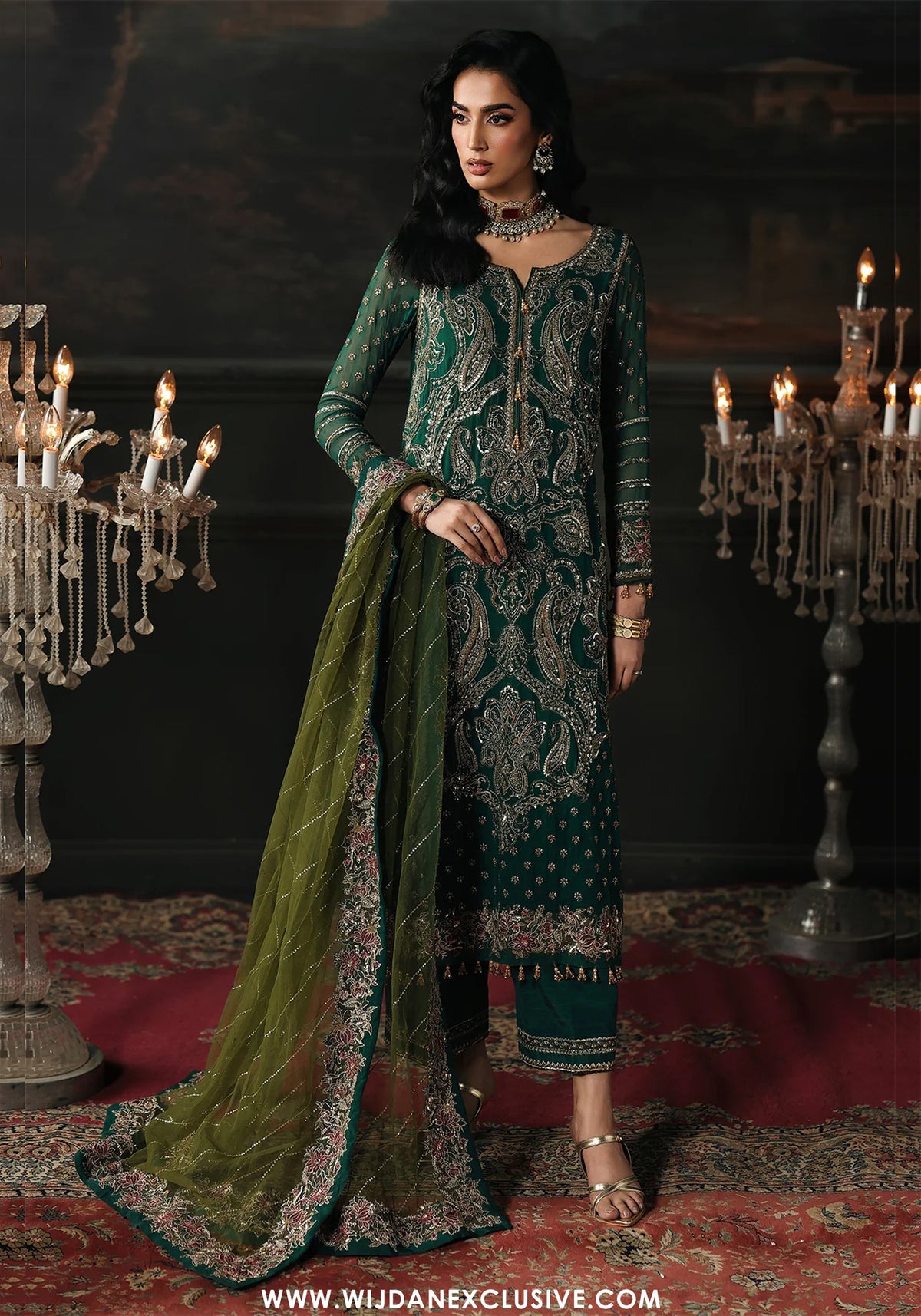 Aura by Charizma | Unstitched Luxury Chiffon Vol-01 Collection - 2026 CA26-04