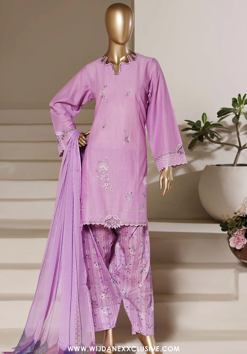 Eclair by Sadabahar | Stitched 3pc Embroidered Lawn Vol-02 Collection - 2026 (D-04)
