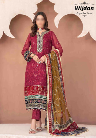 Fenella Embroidered Fancy Collection’24 by Tawakkal D-04