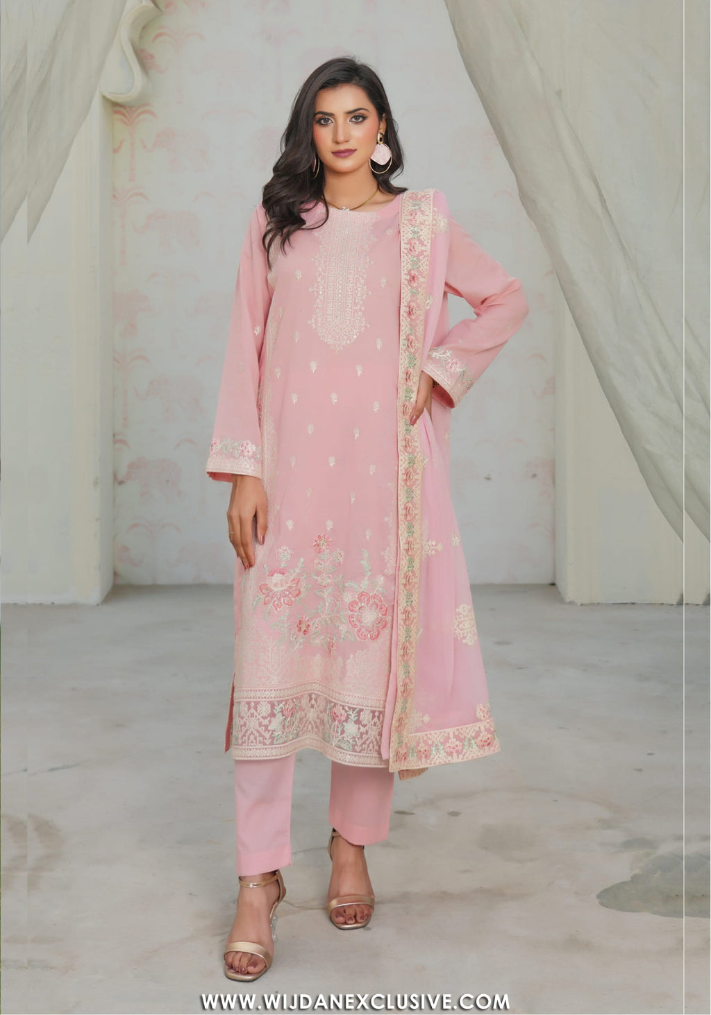 Dhamak by Wijdan | Unstitched Premium Fancy Collection - 2026 DH26PF-04