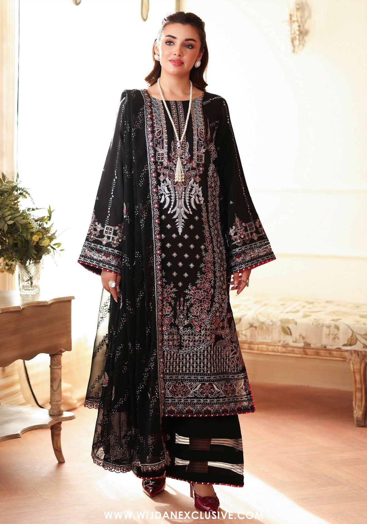 Aangan by Ramsha | Unstitched Rawsilk Vol-II Collection - 2025 AA-206