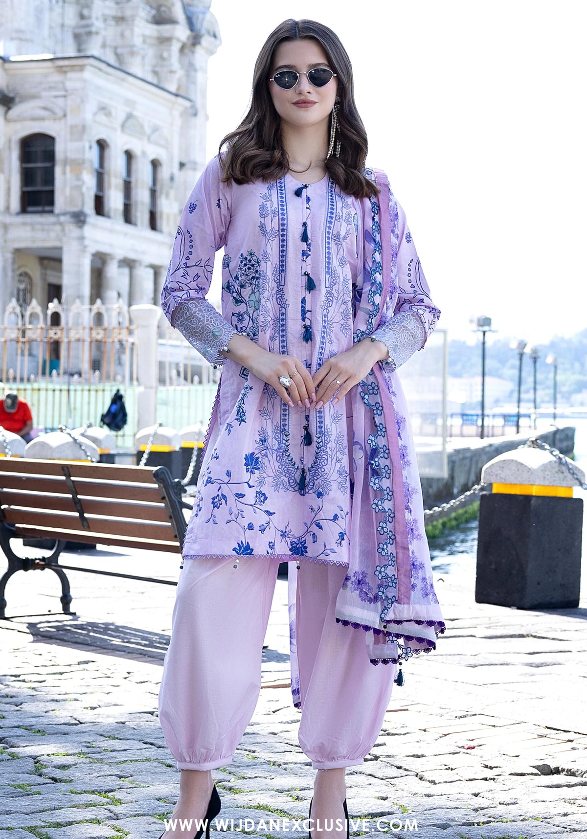 Sunshine Bloom Premium Unstitched Embroidered Collection - 2026 (D-04)