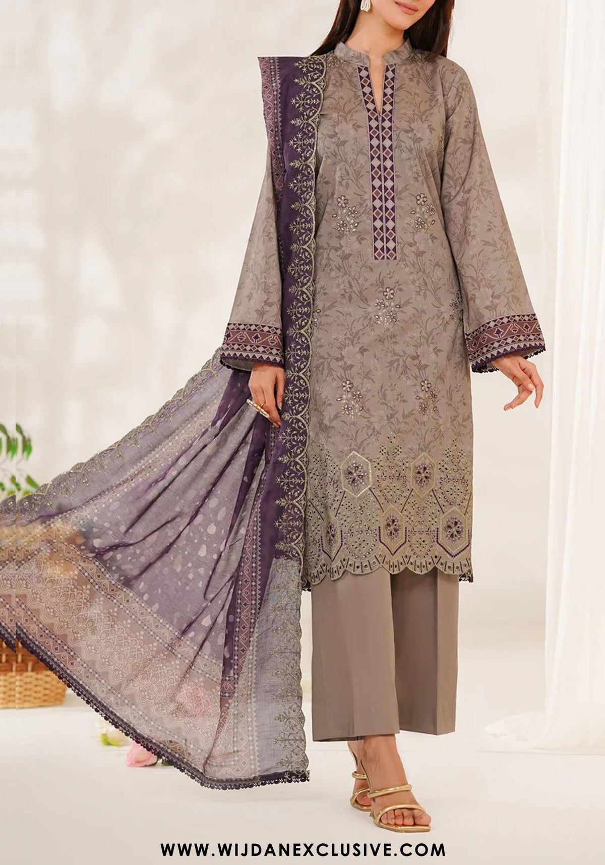 VS Zynah Unstitched Premium Chikankari Collection - 2025 D-688