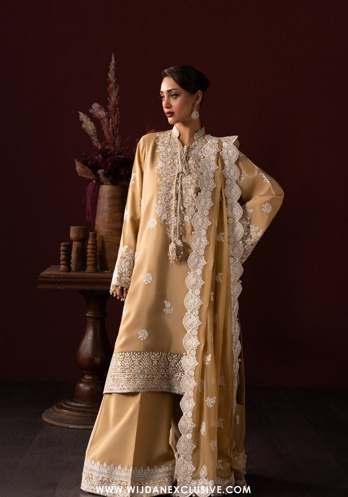 Lady AIK Unstitched Wedding Collection - 2025 Vol - 01 (D-04)