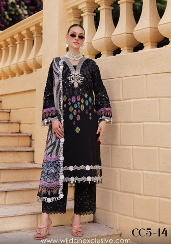 Combination Un-Stitched Lawn Collection'25 Vol-02 by Charizma CC5-14
