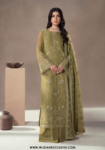 Afsanah by Lamisah | Unstitched Luxury Chiffon Formal Collection - 2025 (SAGE EMPRESS)