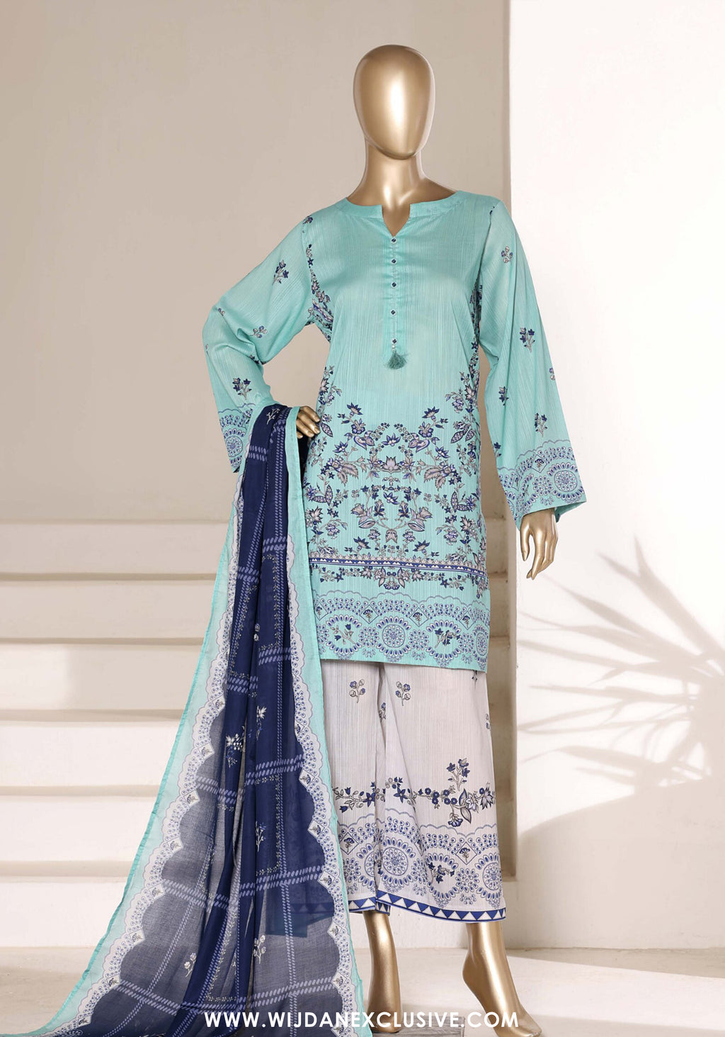 Sadabahar Stitched Printed Lawn Vol-07 Collection - 2026 (D-04)