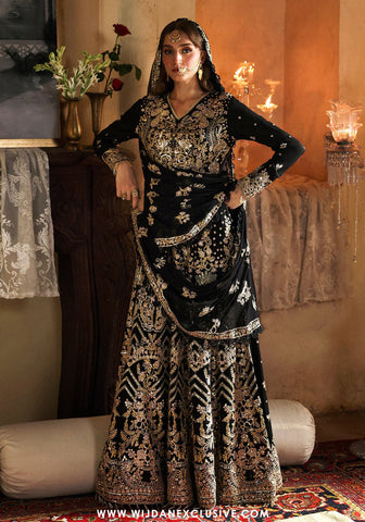 Pakeezah Unstitched Luxury Formals - 2025 by Mahnur PK-08 ZINIA
