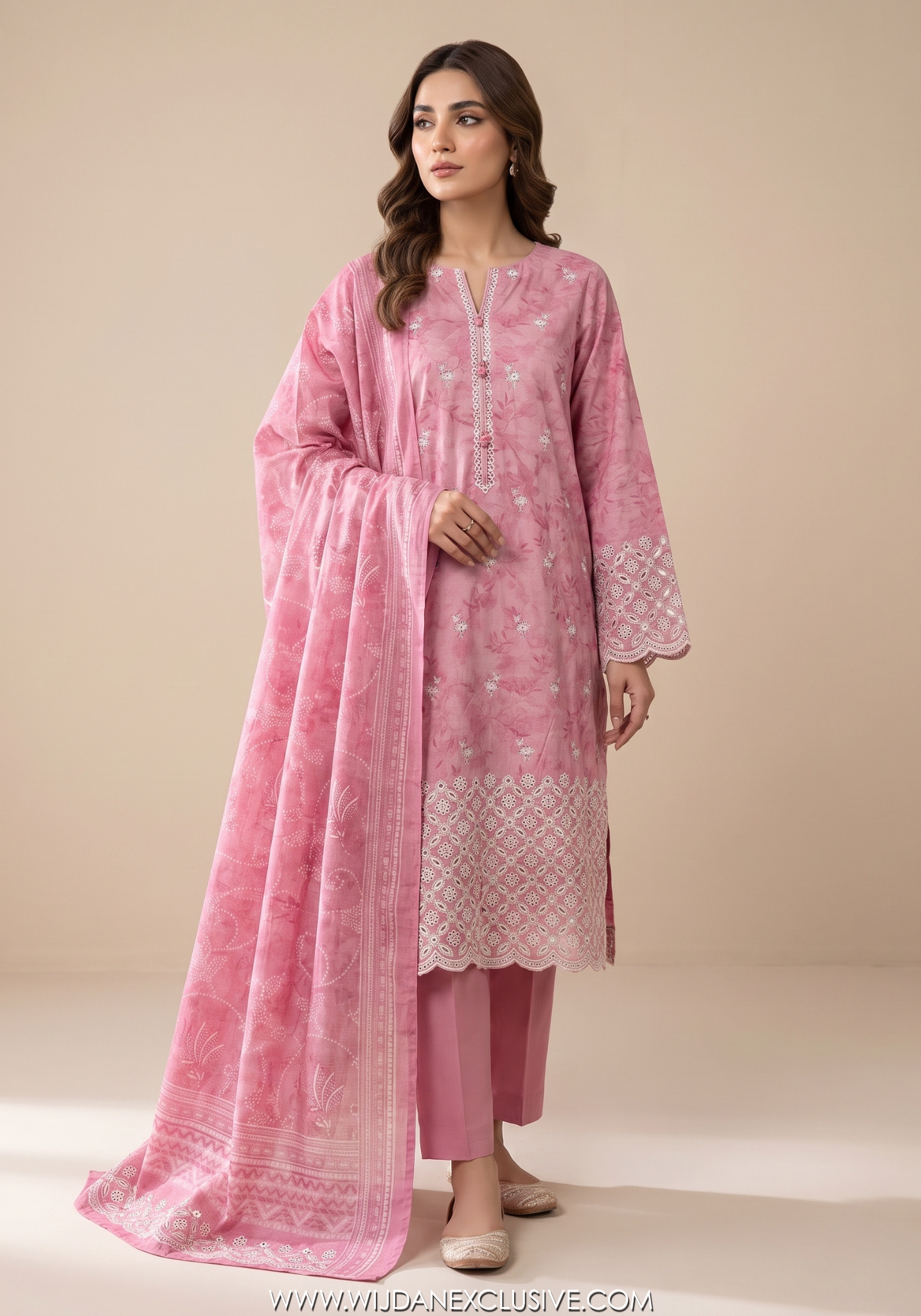Bin saeed Unstitched Embroidered Vol-02 Collection - 2026 (D-04)