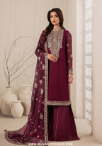 Bayaan by Zarif | Unstitched Formal Chiffon Collection - 2026 (NIDAH)