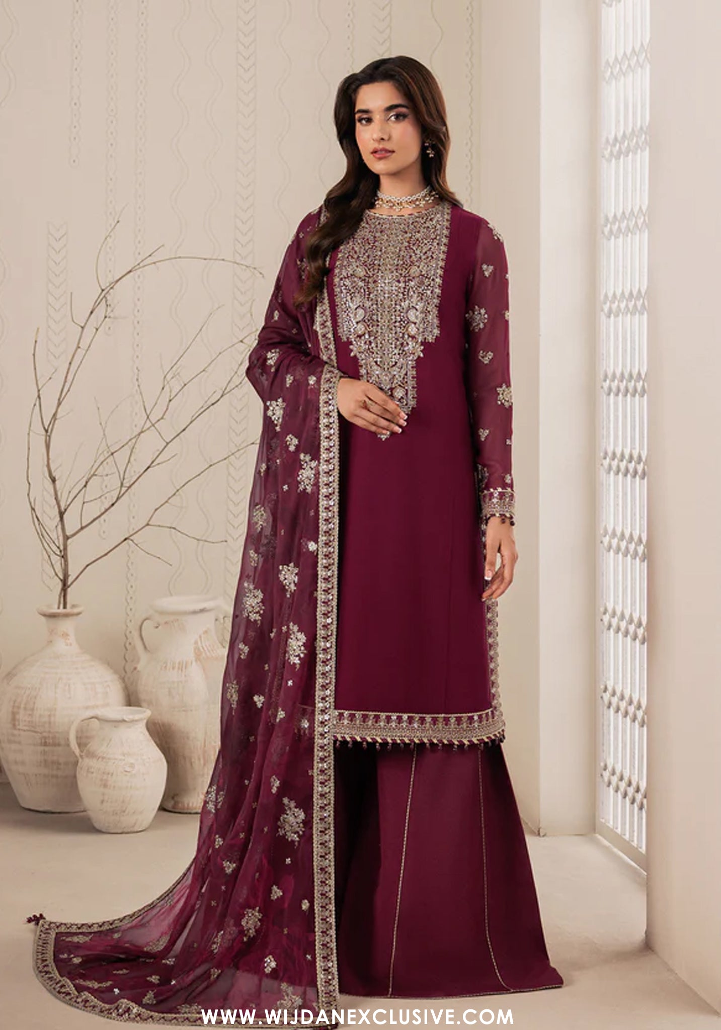 Bayaan by Zarif | Unstitched Formal Chiffon Collection - 2026 (NIDAH)