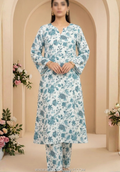 Travel Time by Amna Khadija | 2pc Stitched Printed Lawn Collection - 2026 (D-04)