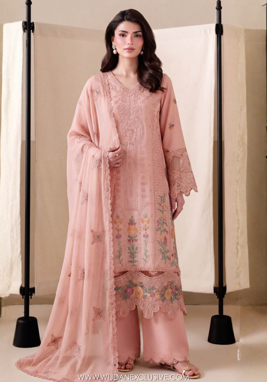 Fasana by Ramsha | Unstitched Luxury Lawn Vol-01 Collection - 2026 (D-04)