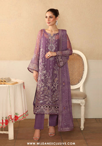 Ramsha Sonehri Unstitched Embroidered Chiffon Collection - 2025 Vol-02 BB-207