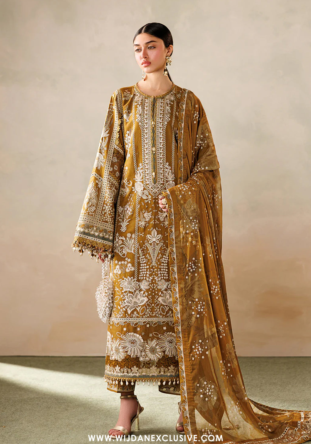 Baroque Unstitched Embroidered Eid Lawn Collection - 2026 (D-07)