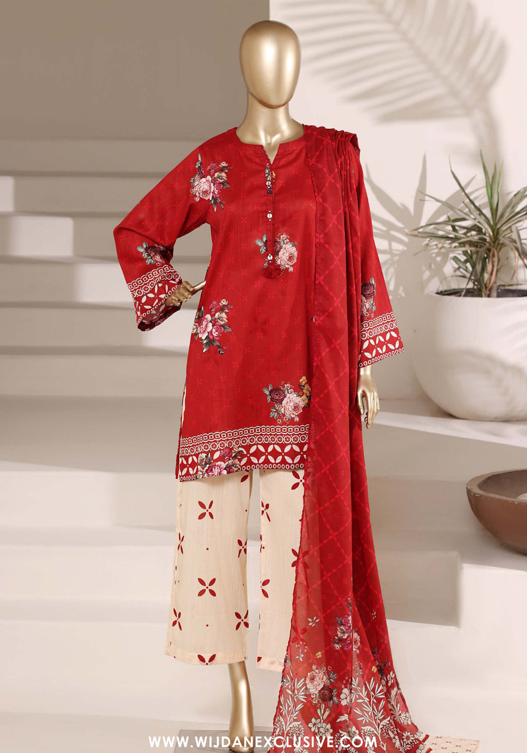 Sadabahar Stitched Printed Lawn Vol-08 Collection – 2026 (D-04)