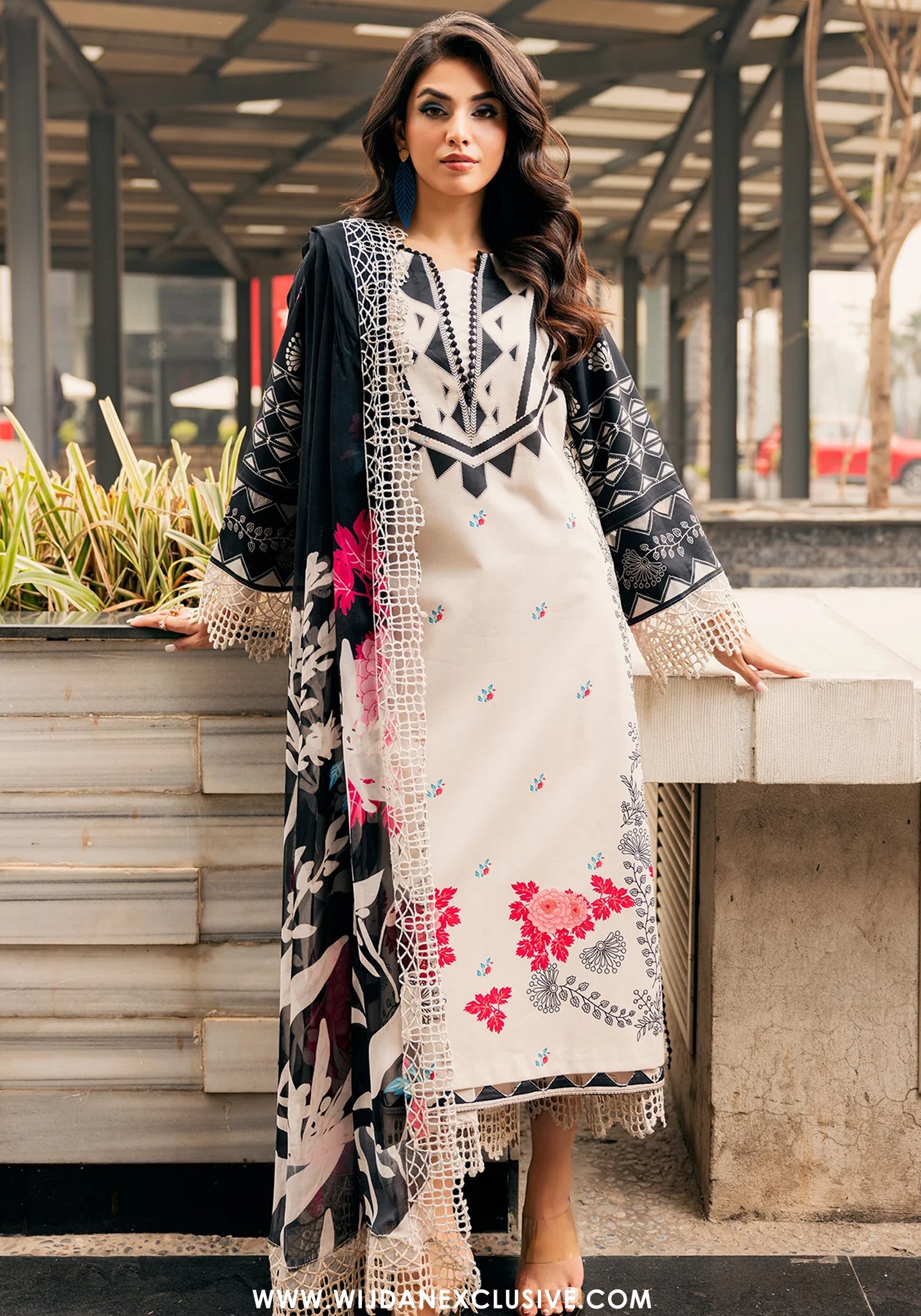 Infinity by Charizma | Unstitched Embroidered Lawn Collection - 2026 (IN6-04)