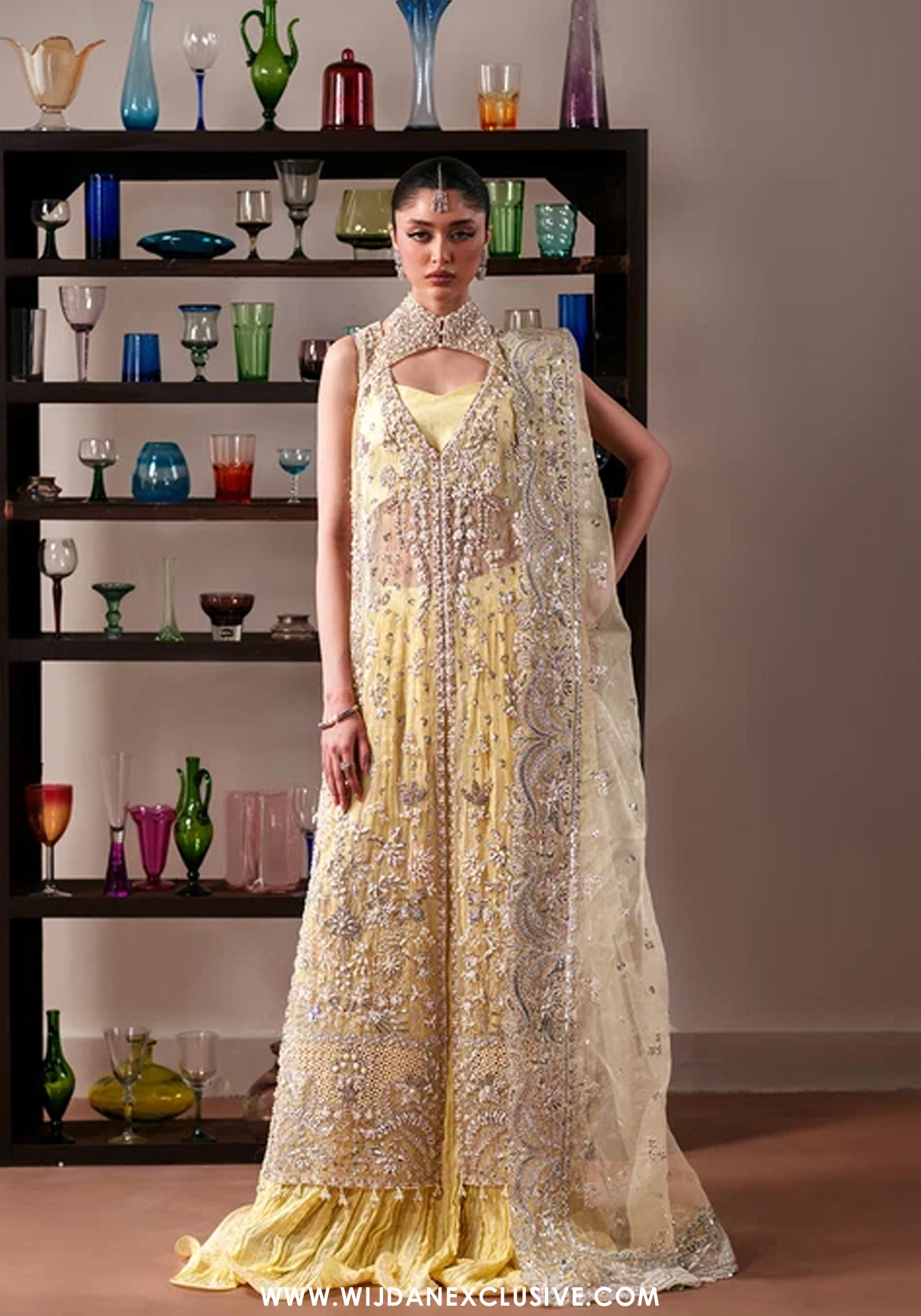 Starlit Jewels by Emaan Adeel | Unstitched Embroidered Festive Formal Collection - 2026 (LEMON QUARTZ)