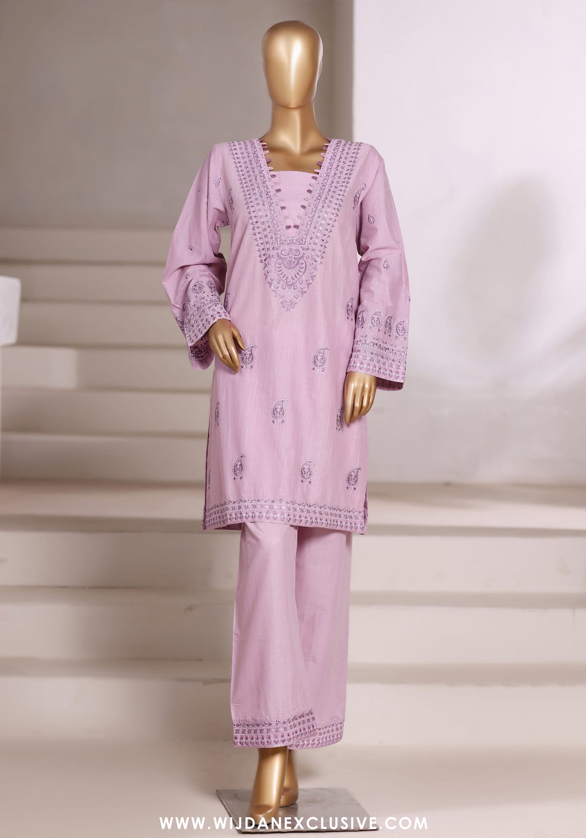 Sadabahar Vybe Stitched 2PC Embroidered Sets Vol-II Collection - 2025 (LILAC)