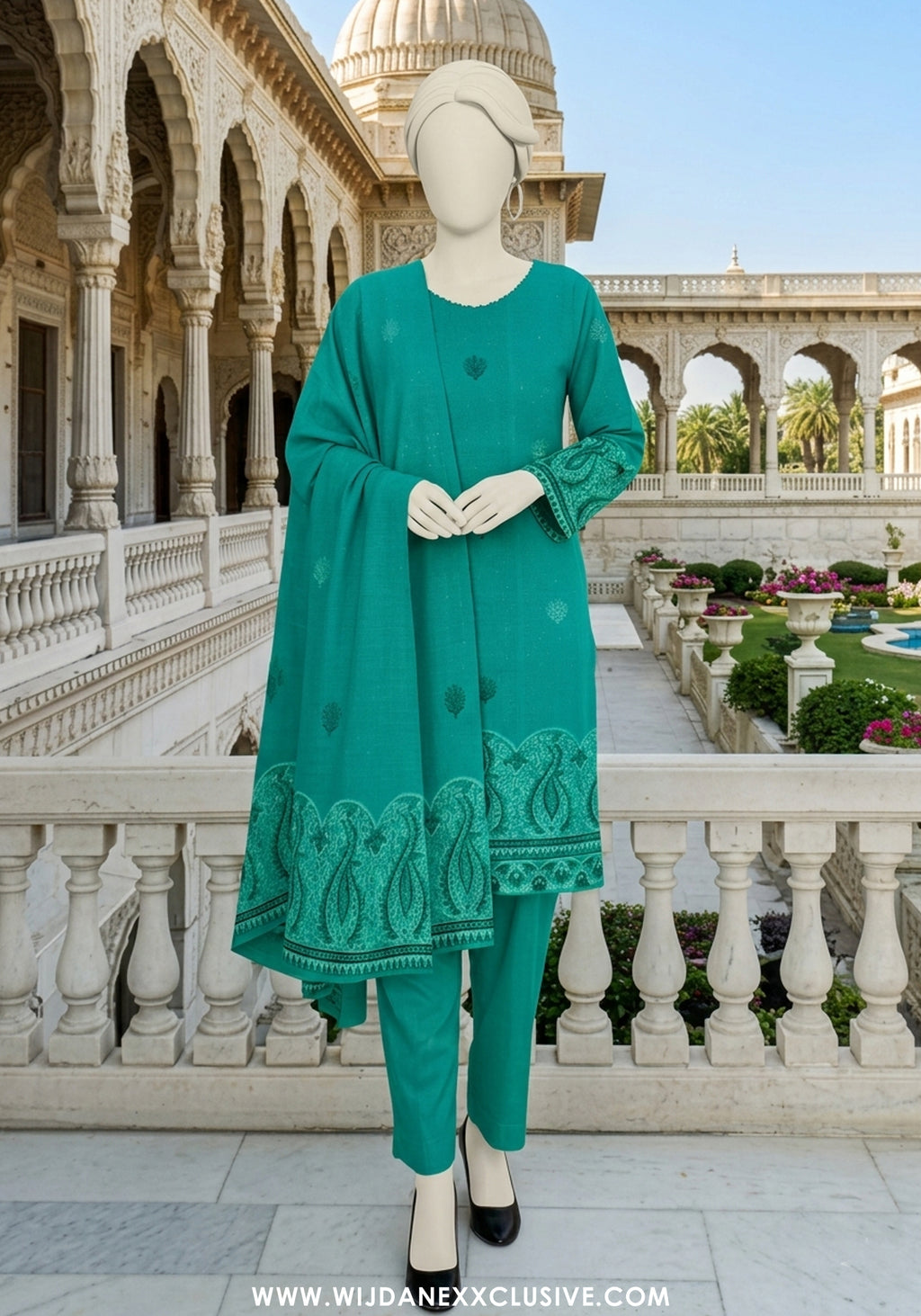 Chashni Broshia Unstitched Lawn Collection by Wijdan (D-04)